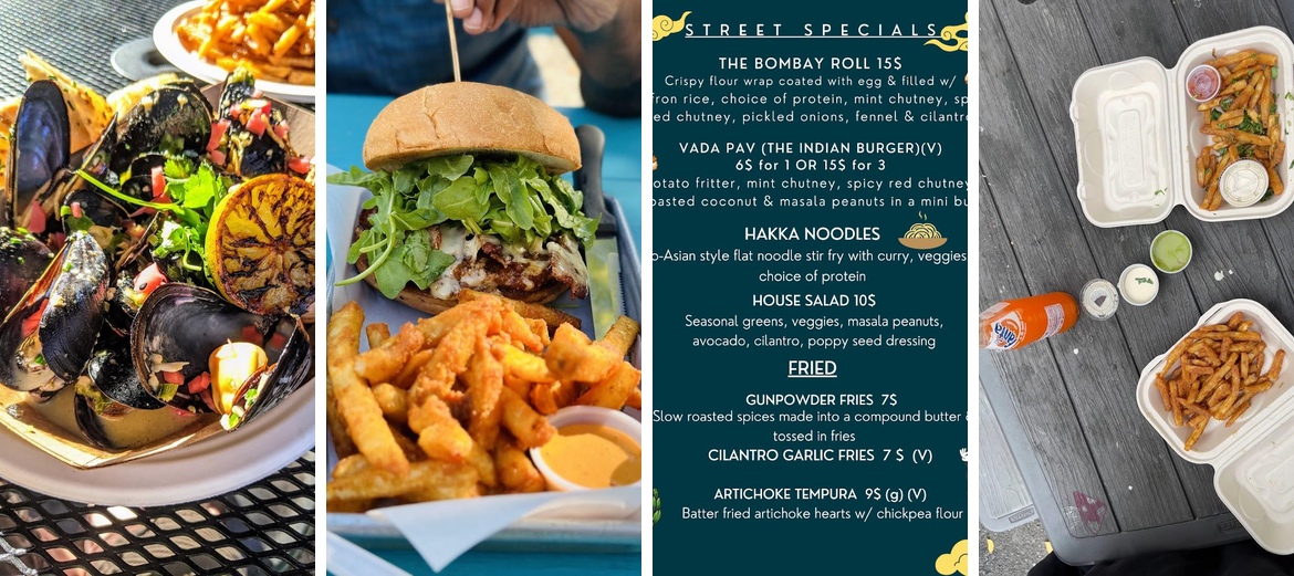 Akashic Food Trailer Menu