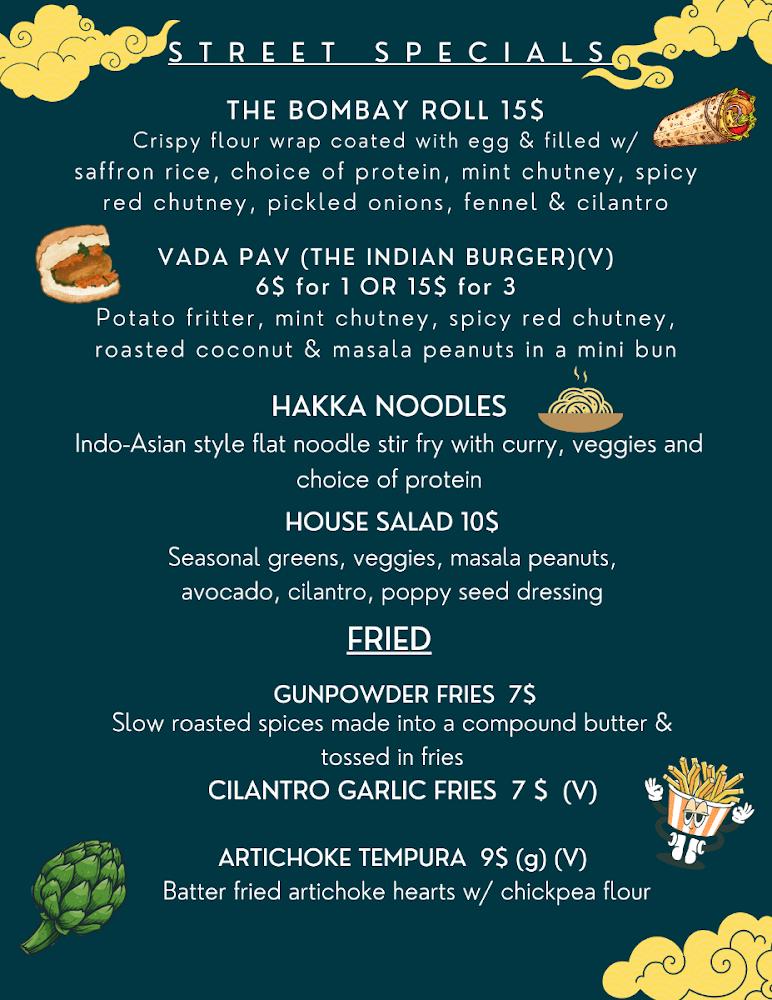 Akashic Food Trailer Menu image 1