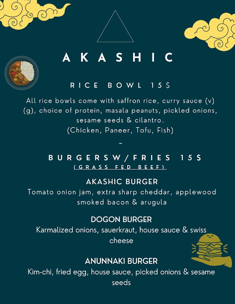 Akashic Food Trailer Menu image 2
